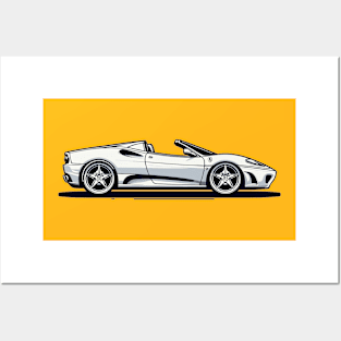 Ferrari 360 spider Posters and Art